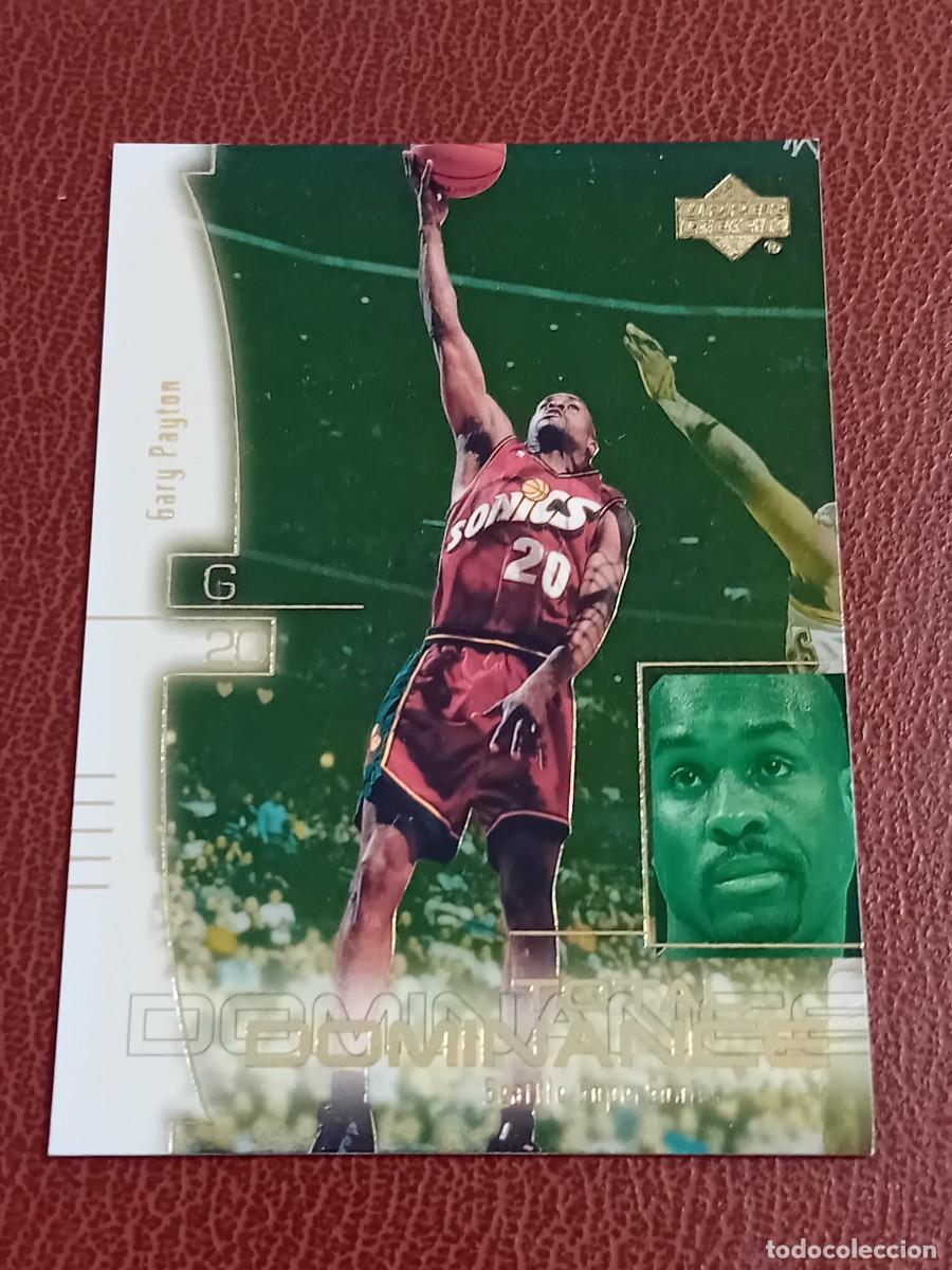 Coleccionismo deportivo: Card TD2 Gary Payton Upper Deck 2000-2001 Insert