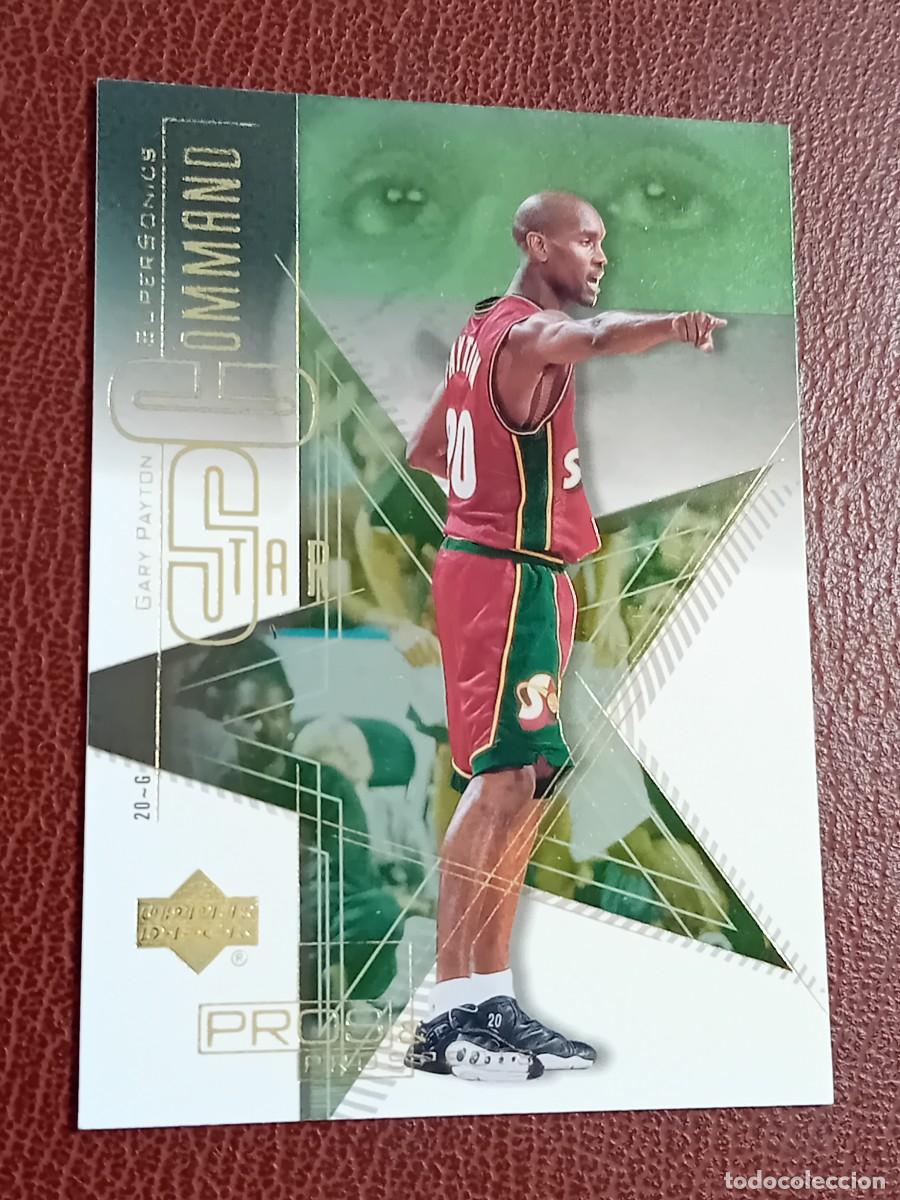 Coleccionismo deportivo: Card SC12 Gary Payton Upper Deck 2000-2001 Insert