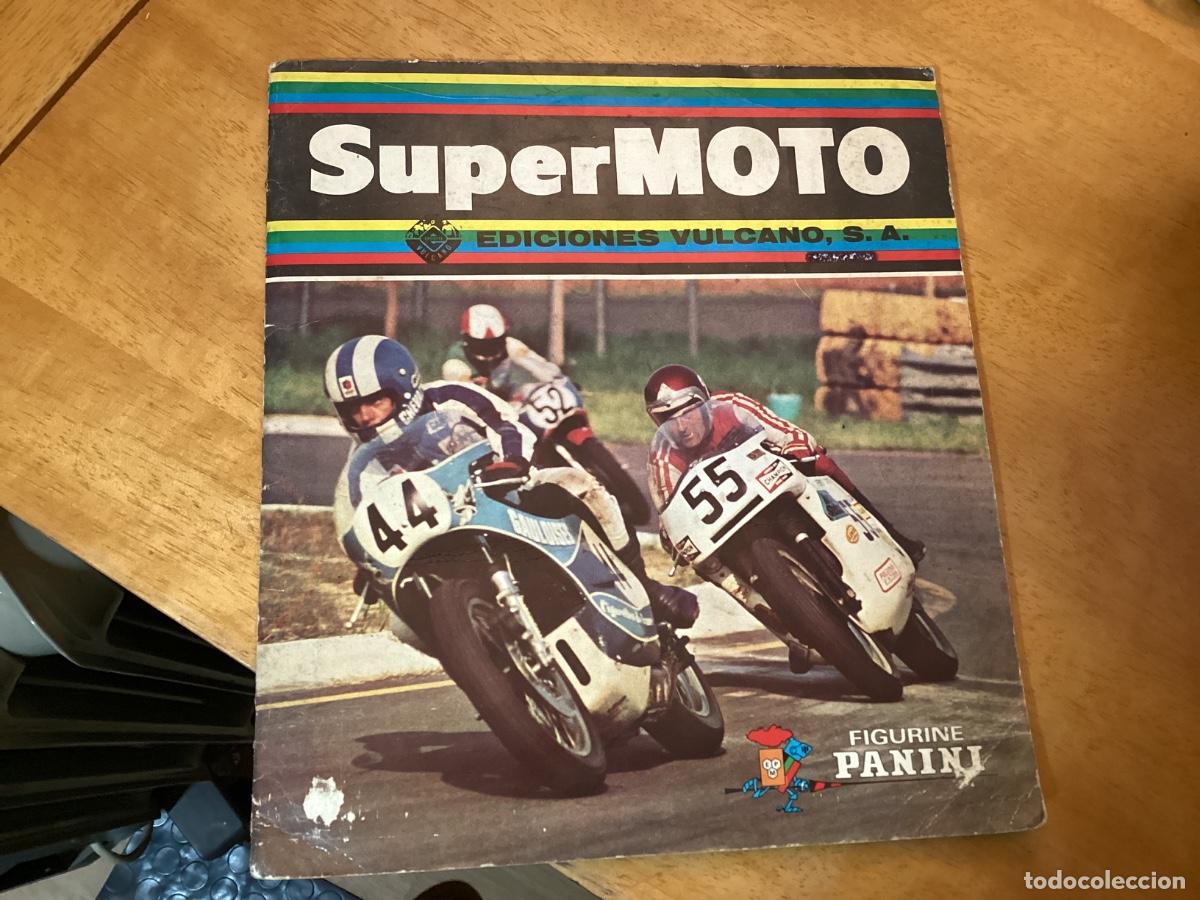 Collectionnisme sportif: SUPERMOTO SUPER MOTO COMPLETO A FALTA DE 3 CROMOS EDICIONES VULCANO PANINI 1975.
