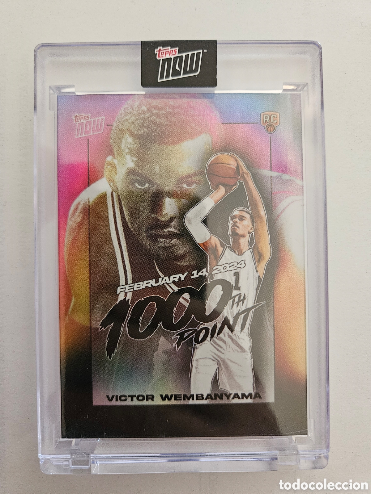 Colecionismo desportivo: #VW-1 VICTOR WEMBANYAMA RC 2024 TOPPS NOW NBA 14/02/2024 &rdquo;1000th POINT&rdquo; 1/33120