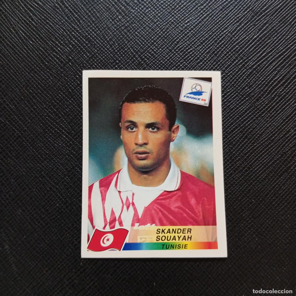 Sammelleidenschaft Sport: 492 SKANDER SOUAYAH TURQUIA PANINI 1998 MUNDIAL CROMO FUTBOL FRANCIA 98 - SIN PEGAR - A12 PG46