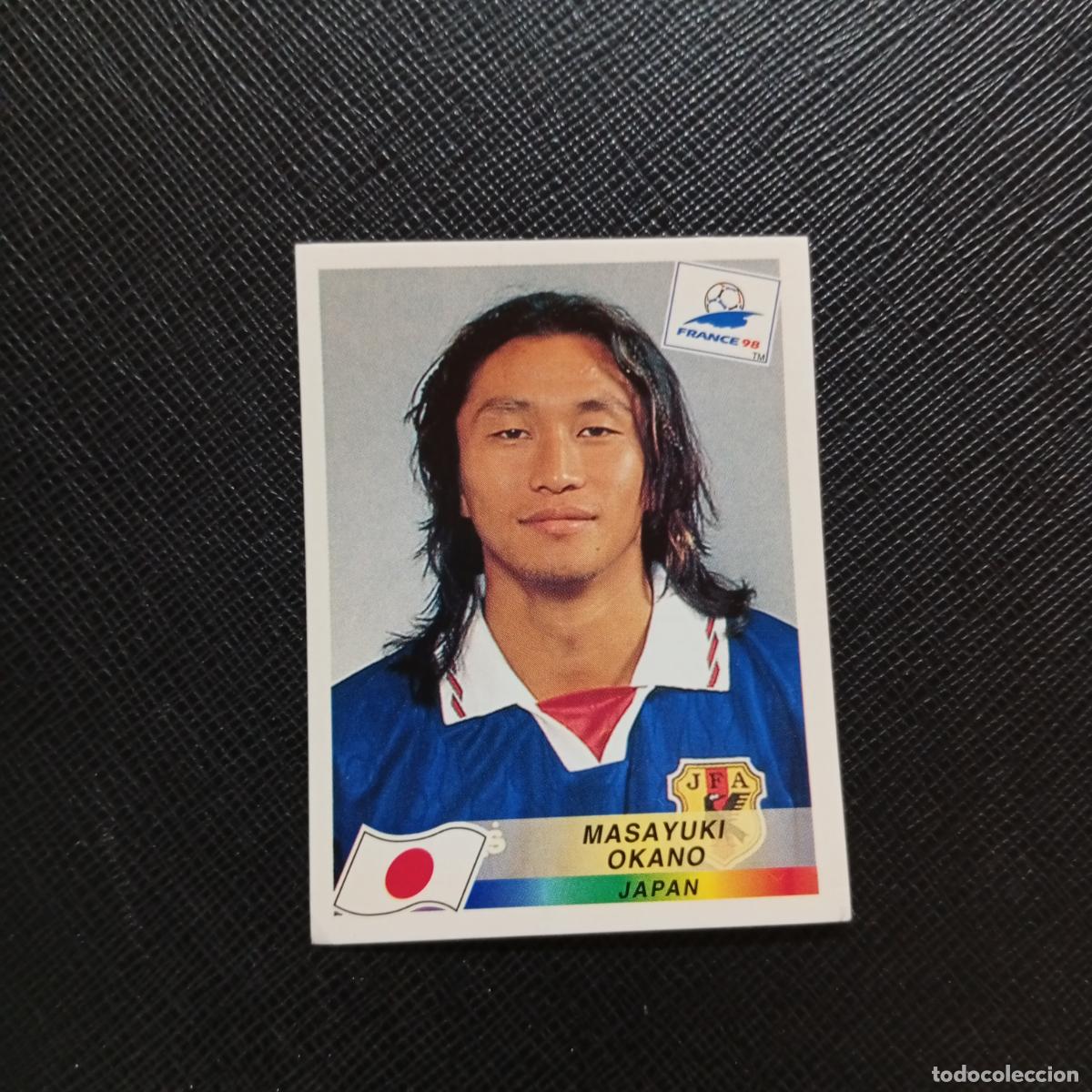 Coleccionismo deportivo: 532 MASAYUKI OKANO JAPON PANINI 1998 MUNDIAL CROMO FUTBOL FRANCIA 98 - SIN PEGAR - A12 PG82