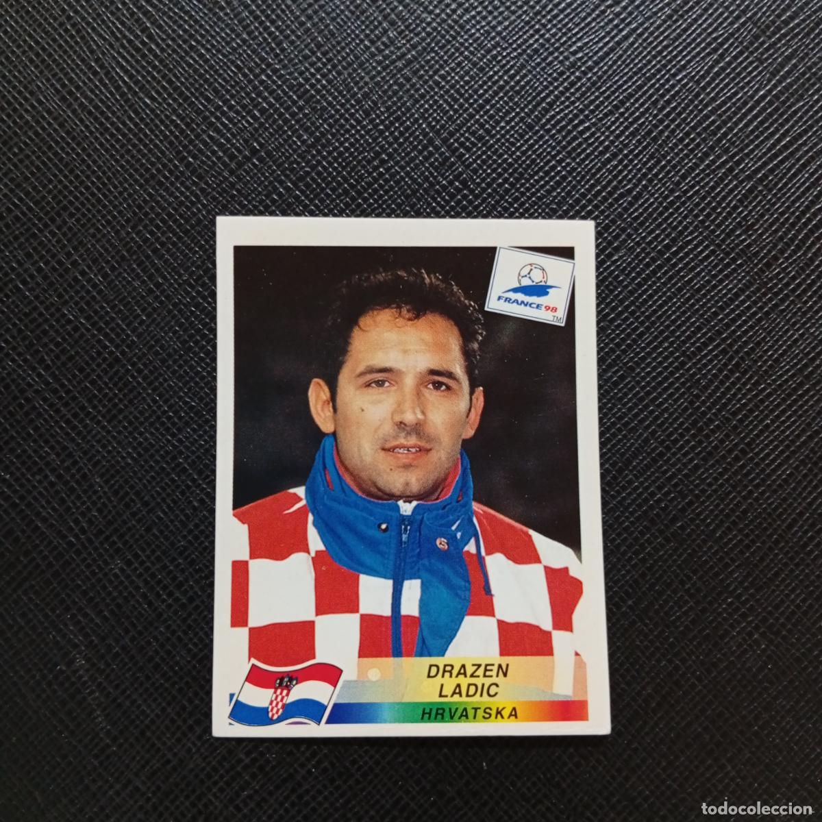 Coleccionismo deportivo: 536 DRAZEN LADIC CROACIA PANINI 1998 MUNDIAL CROMO FUTBOL FRANCIA 98 - SIN PEGAR - A12 PG118