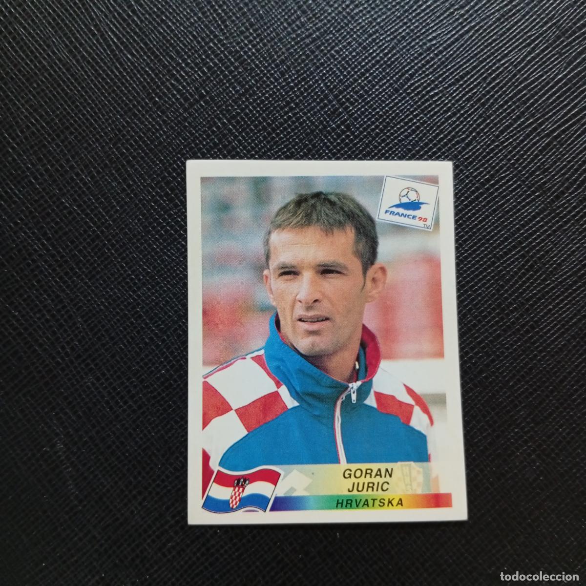 Coleccionismo deportivo: 537 GORAN JURIC CROACIA PANINI 1998 MUNDIAL CROMO FUTBOL FRANCIA 98 - SIN PEGAR - A12 PG118