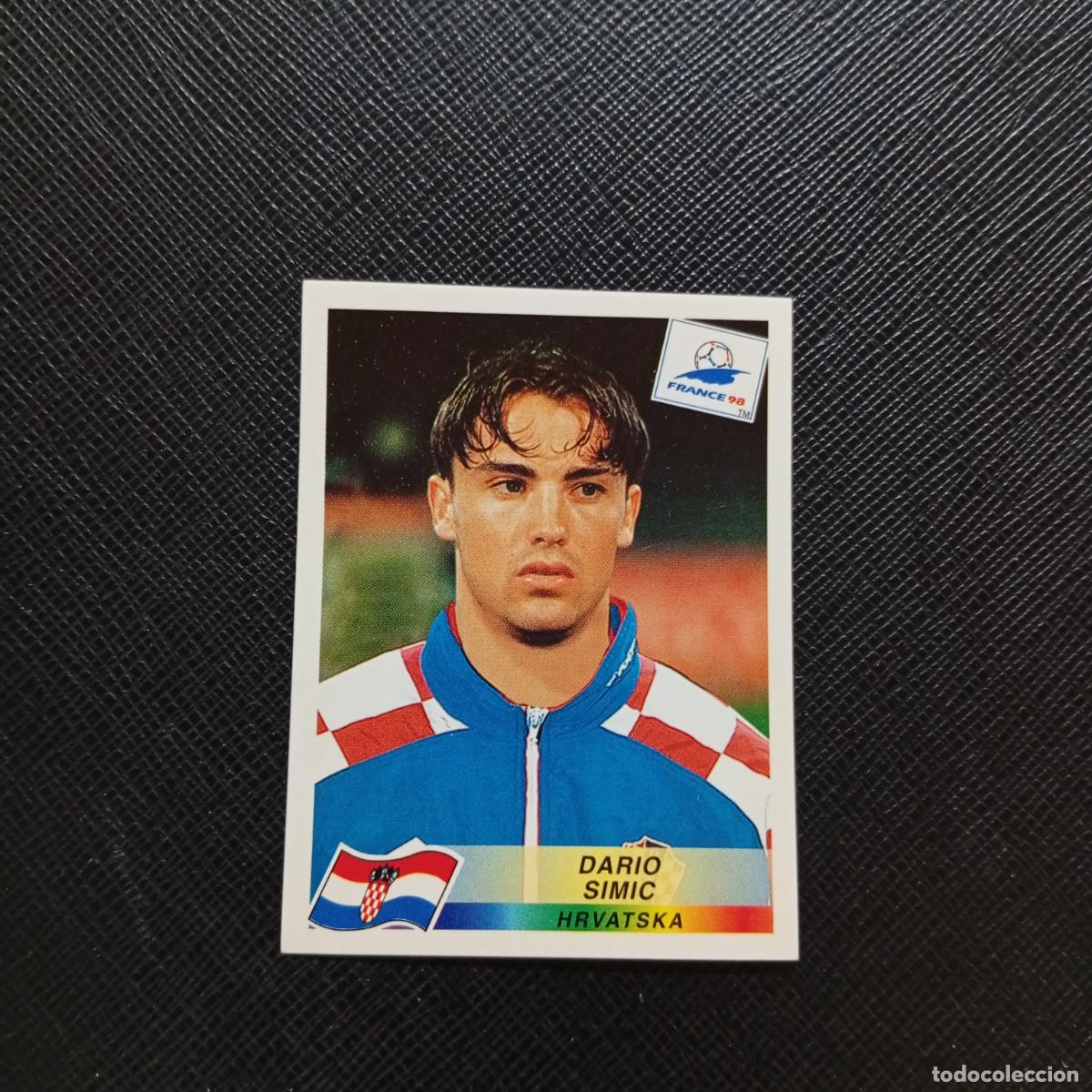 Coleccionismo deportivo: 538 DARIO SIMIC CROACIA PANINI 1998 MUNDIAL CROMO FUTBOL FRANCIA 98 - SIN PEGAR - A12 PG118