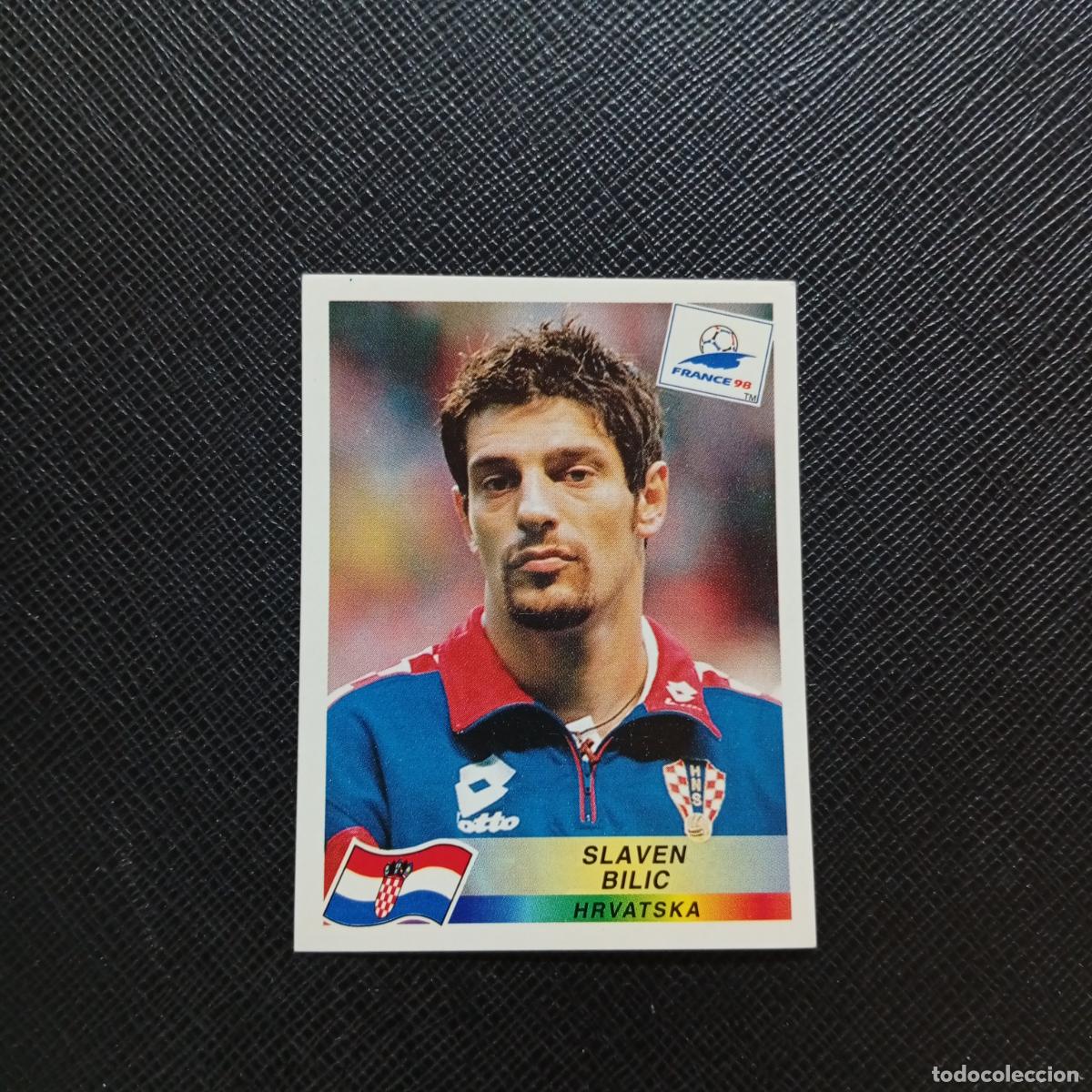 Coleccionismo deportivo: 540 SLAVEN BILIC CROACIA PANINI 1998 MUNDIAL CROMO FUTBOL FRANCIA 98 - SIN PEGAR - A12 PG118