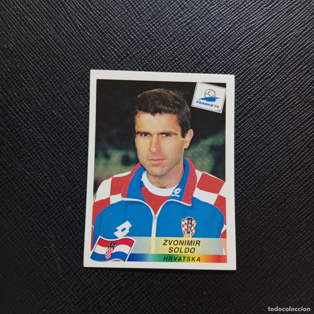 Coleccionismo deportivo: 541 ZVONIMIR SOLDO CROACIA PANINI 1998 MUNDIAL CROMO FUTBOL FRANCIA 98 - SIN PEGAR - A12 PG127