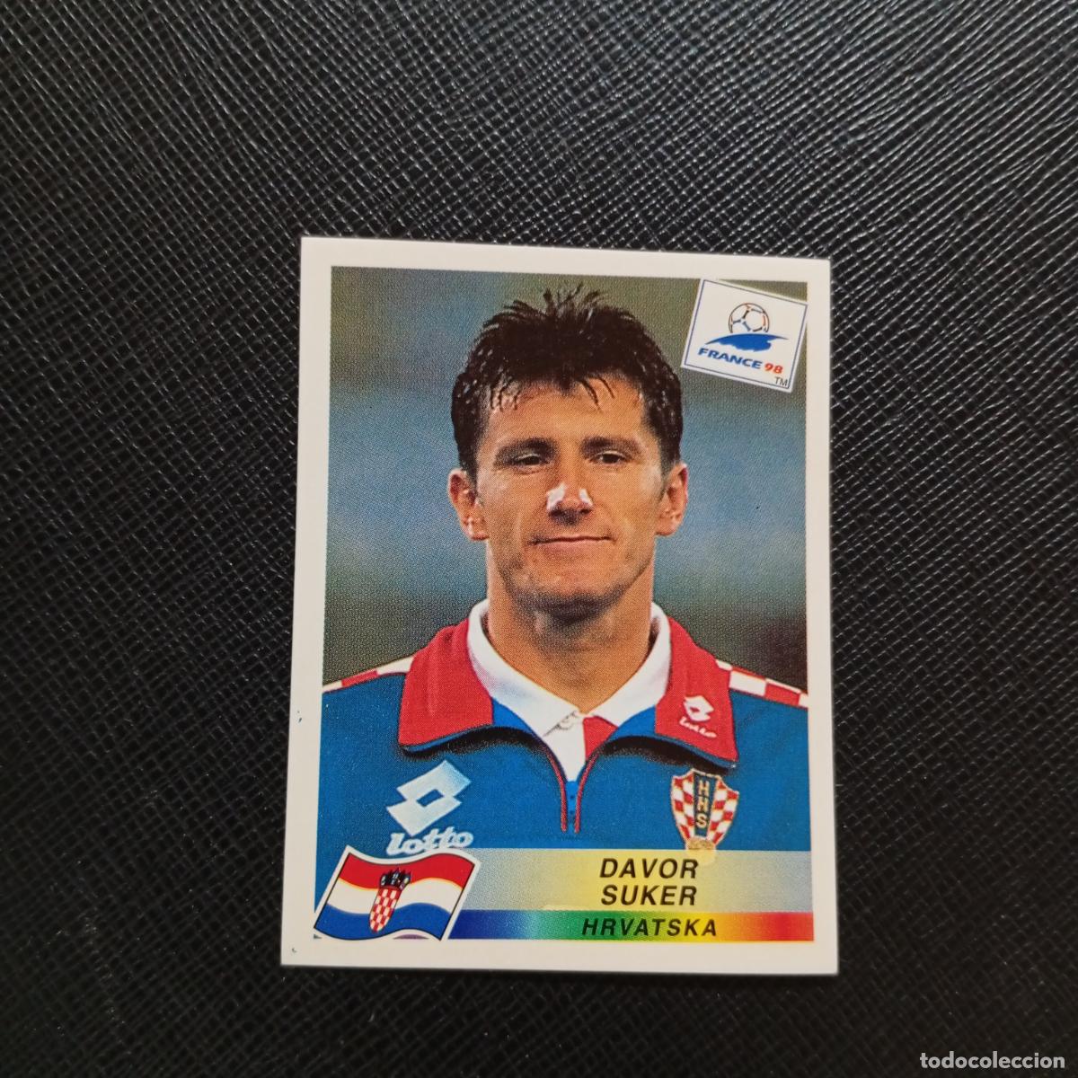 Coleccionismo deportivo: 548 DAVOR SUKER CROACIA PANINI 1998 MUNDIAL CROMO FUTBOL FRANCIA 98 - SIN PEGAR - A12 PG127