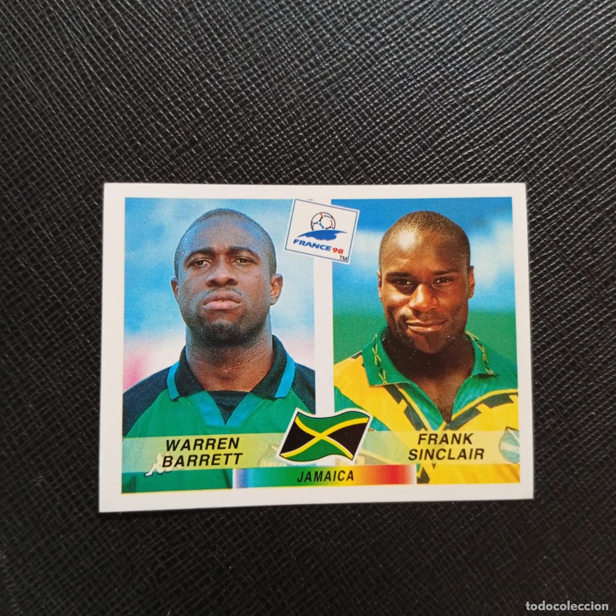 Coleccionismo deportivo: 553 BARRETT SINCLAI SOUTH AFRICA PANINI 1998 MUNDIAL CROMO FUTBOL FRANCIA 98 - SIN PEGAR - A12 PG127