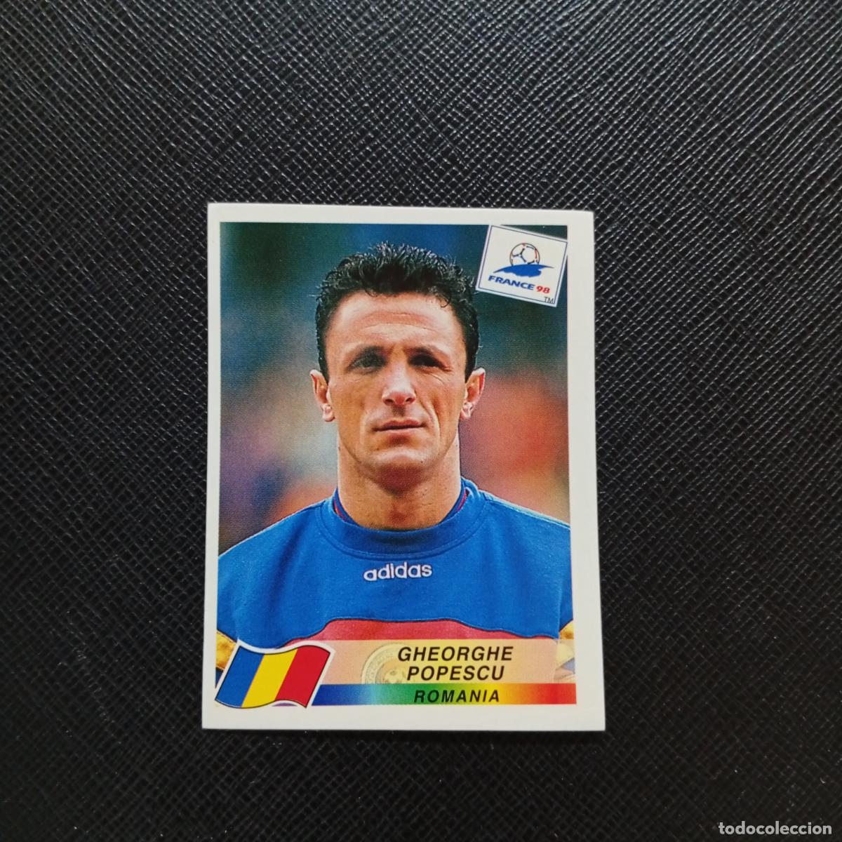 Coleccionismo deportivo: 435 POPESCU RUMANIA PANINI 1998 MUNDIAL CROMO FUTBOL FRANCIA 98 - SIN PEGAR - A12 PG163