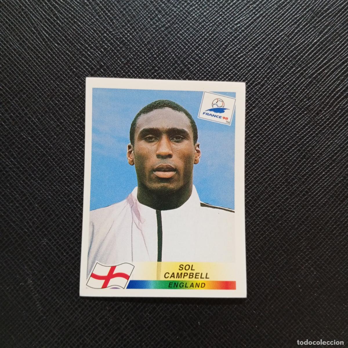 Sammelleidenschaft Sport: 468 SOL CAMPBELL INGLATERRA PANINI 1998 MUNDIAL CROMO FUTBOL FRANCIA 98 - SIN PEGAR - A12 PG217