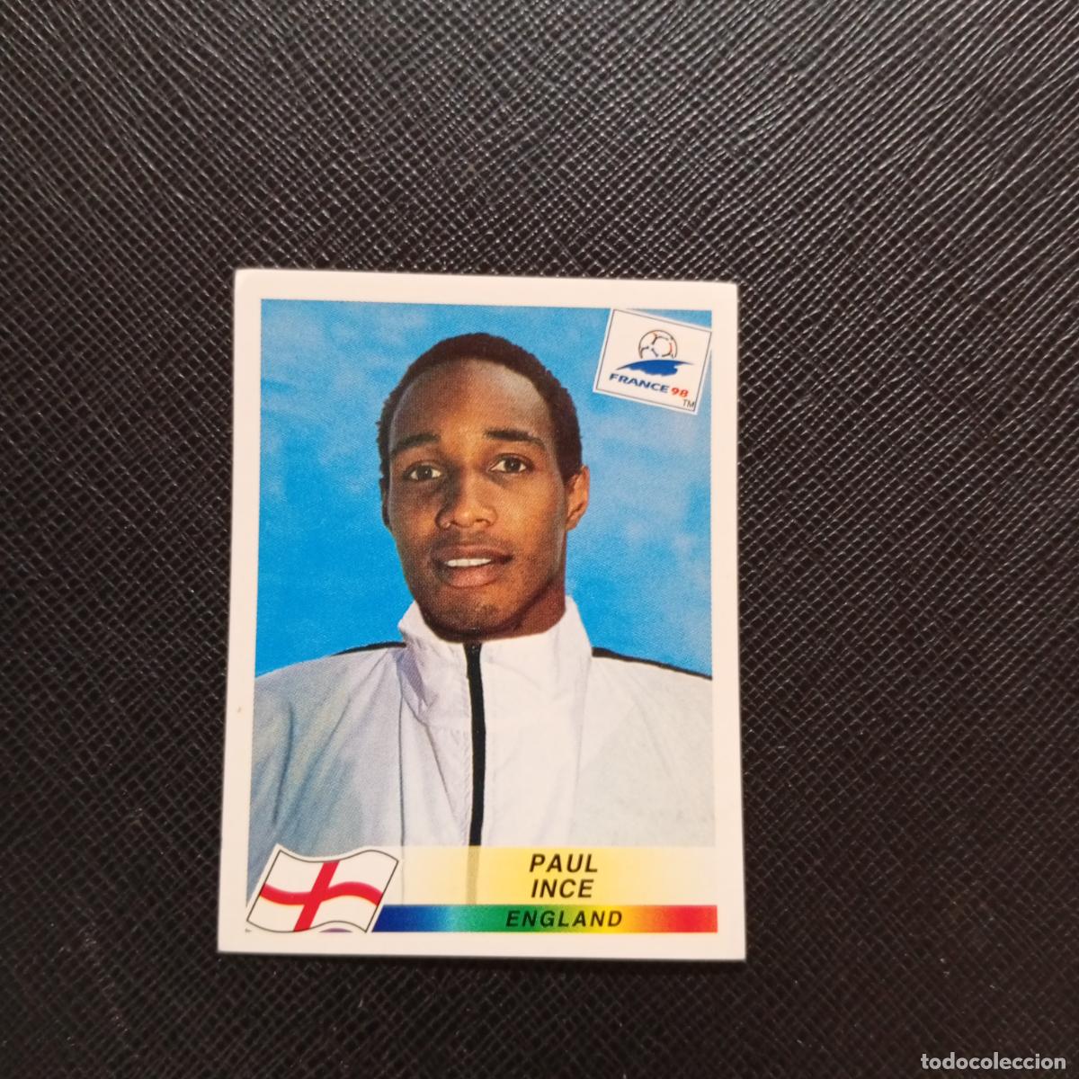 Collectionnisme sportif: 471 PAUL INCE INGLATERRA PANINI 1998 MUNDIAL CROMO FUTBOL FRANCIA 98 - SIN PEGAR - A12 PG289