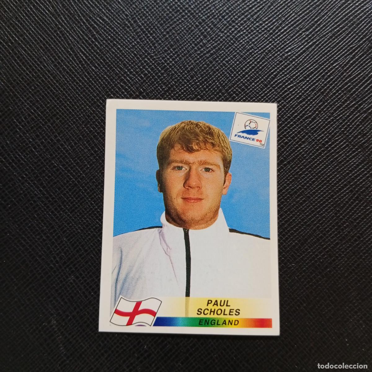 Sammelleidenschaft Sport: 474 PAUL SCHOLES INGLATERRA PANINI 1998 MUNDIAL CROMO FUTBOL FRANCIA 98 - SIN PEGAR - A12 PG298