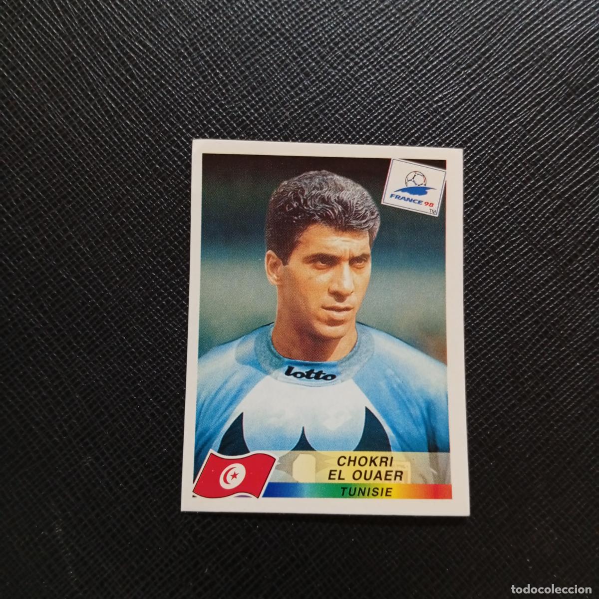 Sammelleidenschaft Sport: 482 COKRI EL OUAER TUNEZ PANINI 1998 MUNDIAL CROMO FUTBOL FRANCIA 98 - SIN PEGAR - A12 PG325