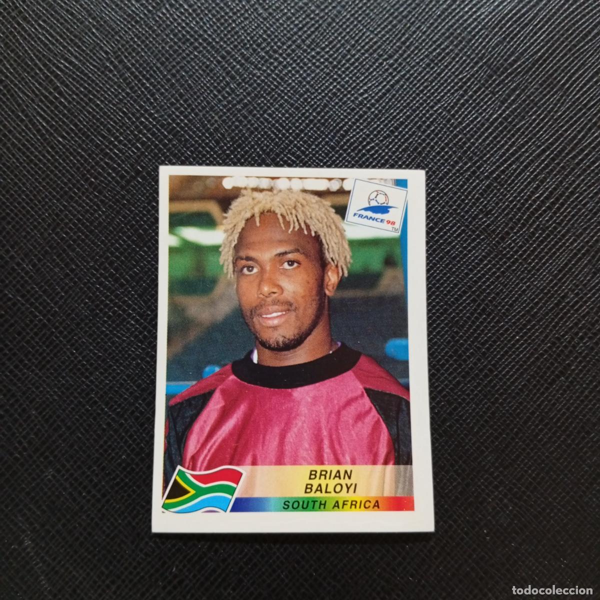 Sammelleidenschaft Sport: 176 BRIAN BALOYI SOUTH AFRICA PANINI 1998 MUNDIAL CROMO FUTBOL FRANCIA 98 - SIN PEGAR - A12 PG325