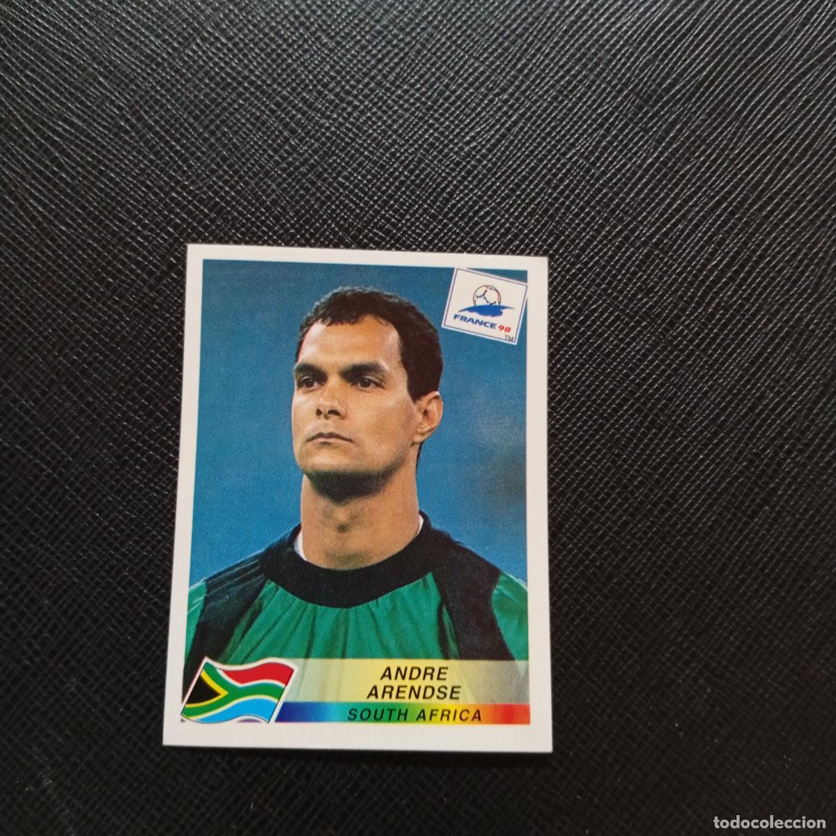 Sammelleidenschaft Sport: 191 ANDRE ARENDSE SOUTH AFRICA PANINI 1998 MUNDIAL CROMO FUTBOL FRANCIA 98 - SIN PEGAR - A12 PG334