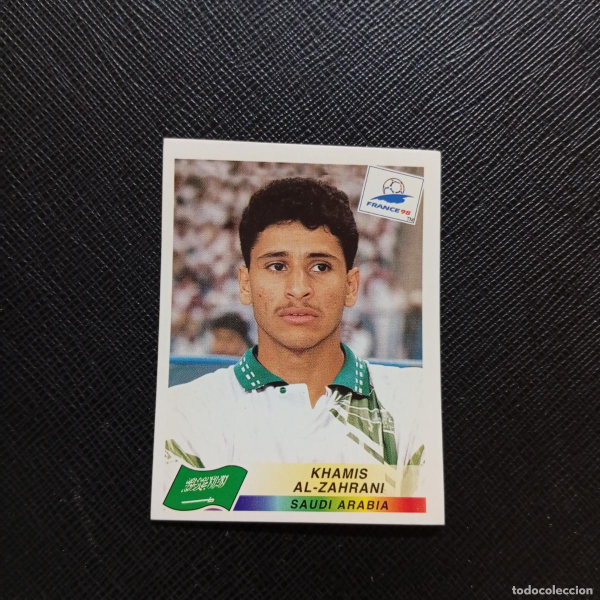 Sammelleidenschaft Sport: 201 AL ZAHRANI ARABIA SAUDI PANINI 1998 MUNDIAL CROMO FUTBOL FRANCIA 98 - SIN PEGAR - A12 PG352