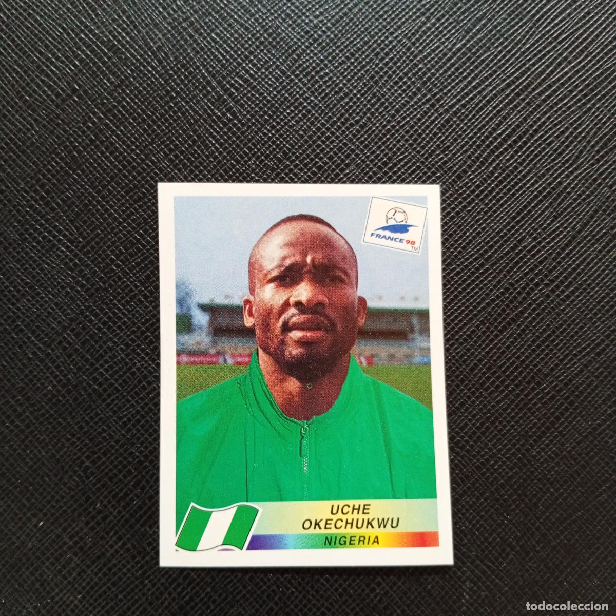 Colecionismo desportivo: 249 UCHE OKECHUKWU NIGERIA PANINI 1998 MUNDIAL CROMO FUTBOL FRANCIA 98 - SIN PEGAR - A12 PG388