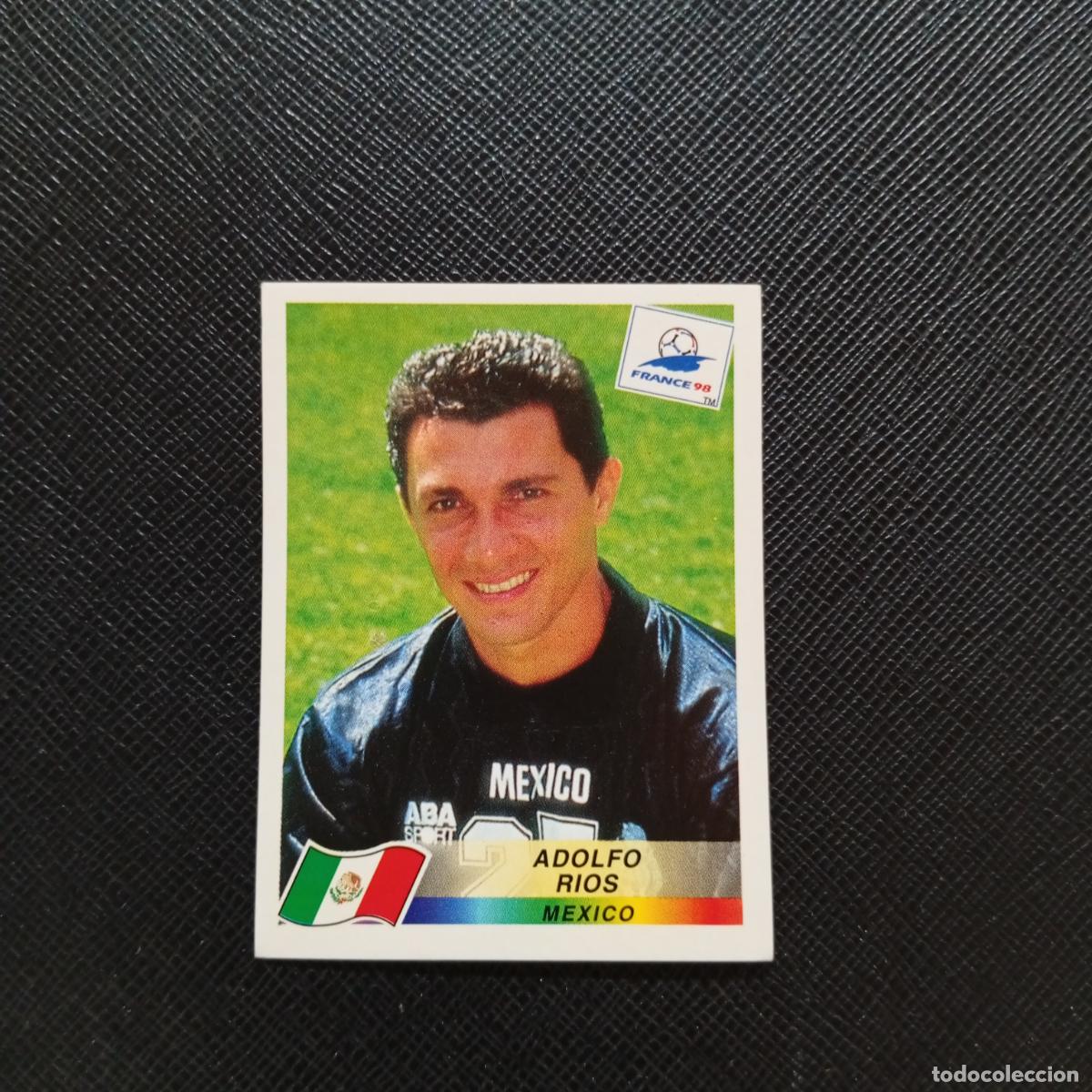 Colecionismo desportivo: 355 ADOLFO RIOS MEXICO PANINI 1998 MUNDIAL CROMO FUTBOL FRANCIA 98 - SIN PEGAR - A12 PG388