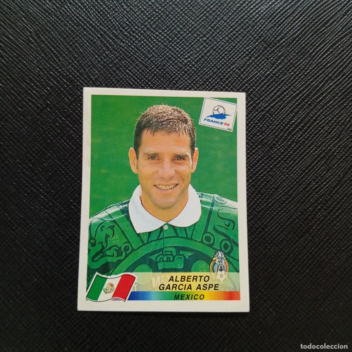 Coleccionismo deportivo: 362 GARCIA ASPE MEXICO PANINI 1998 MUNDIAL CROMO FUTBOL FRANCIA 98 - SIN PEGAR - A12 PG397