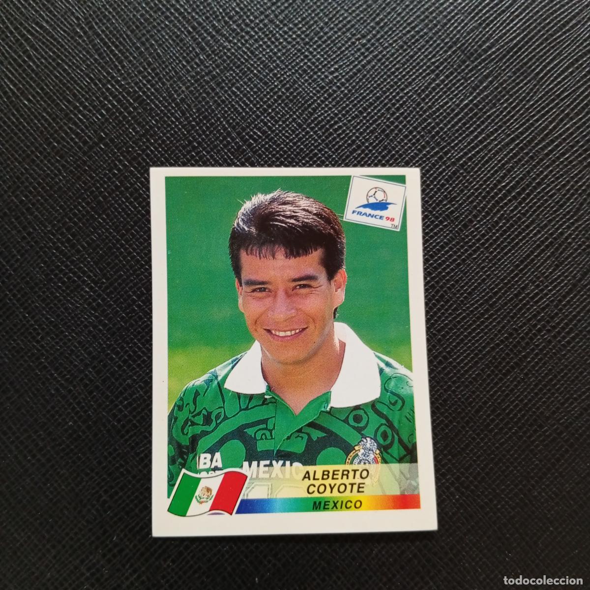 Colecionismo desportivo: 363 ALBERTO COYOTE MEXICO PANINI 1998 MUNDIAL CROMO FUTBOL FRANCIA 98 - SIN PEGAR - A12 PG406