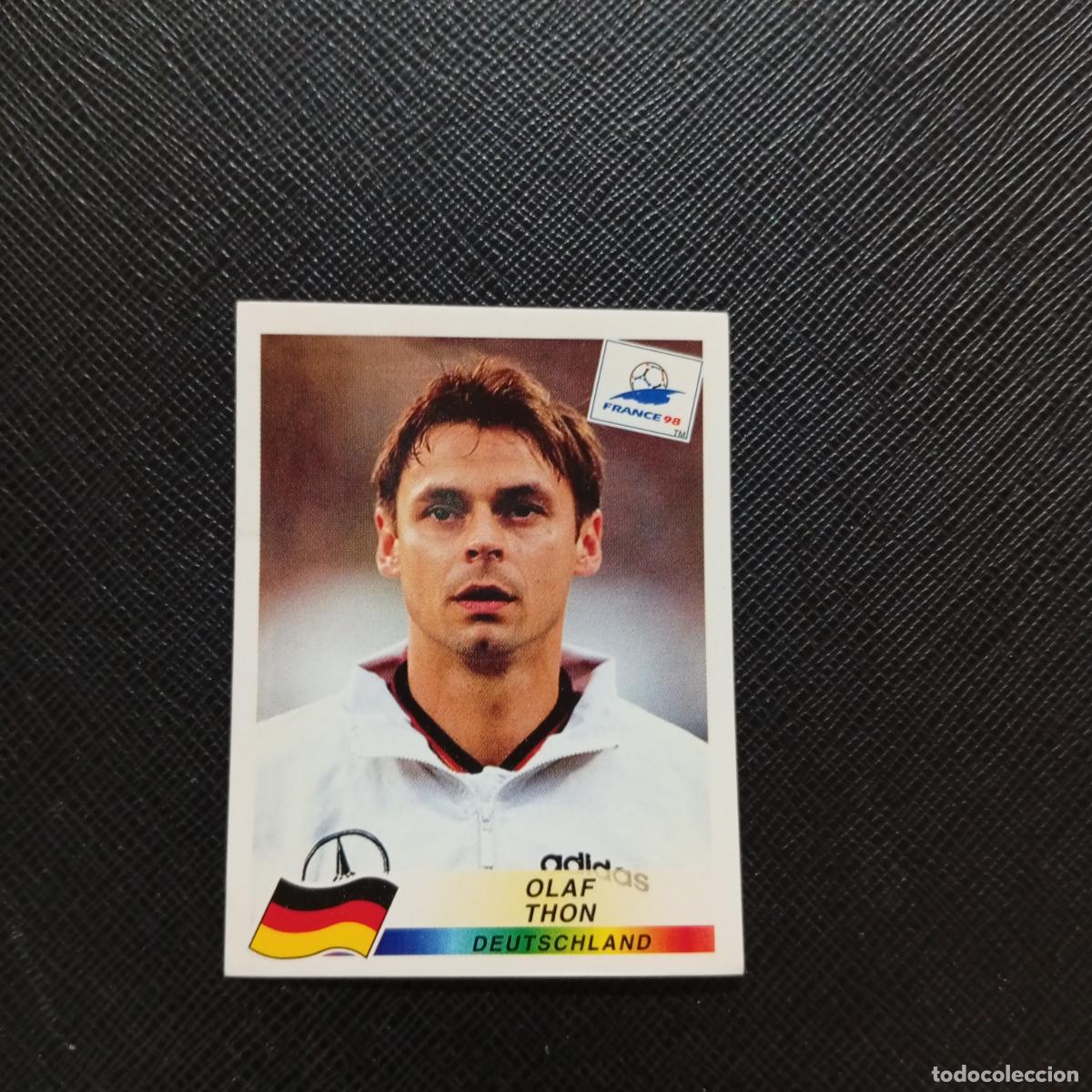 Coleccionismo deportivo: 375 OLAF THON ALEMANIA PANINI 1998 MUNDIAL CROMO FUTBOL FRANCIA 98 - SIN PEGAR - A12 PG406