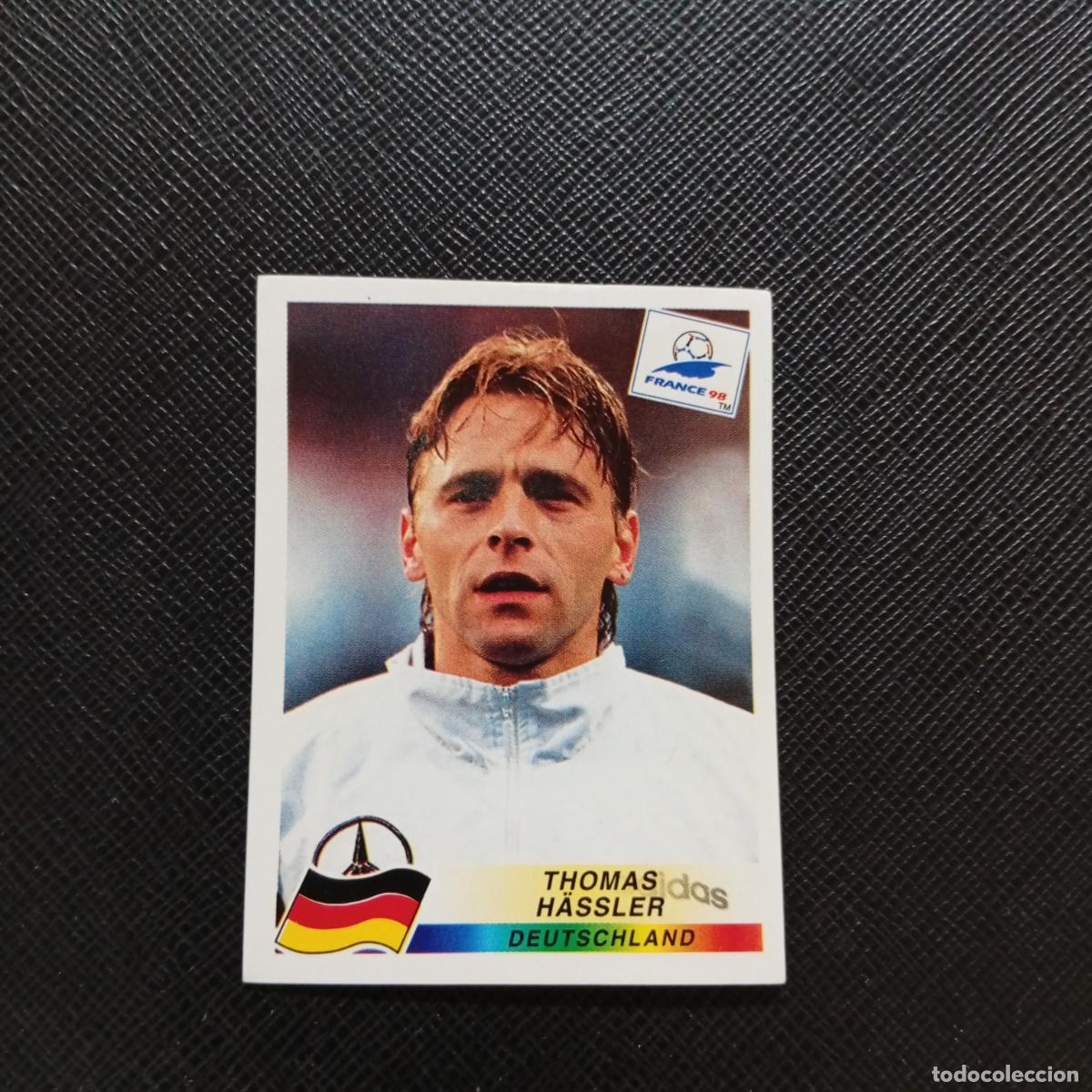 Colecionismo desportivo: 381 THOMAS HASSLER ALEMANIA PANINI 1998 MUNDIAL CROMO FUTBOL FRANCIA 98 - SIN PEGAR - A12 PG424