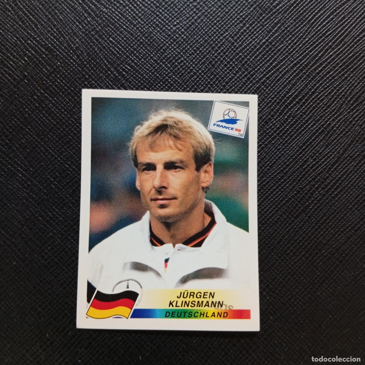 Colecionismo desportivo: 386 KLINSMANN ALEMANIA PANINI 1998 MUNDIAL CROMO FUTBOL FRANCIA 98 - SIN PEGAR - A12 PG424