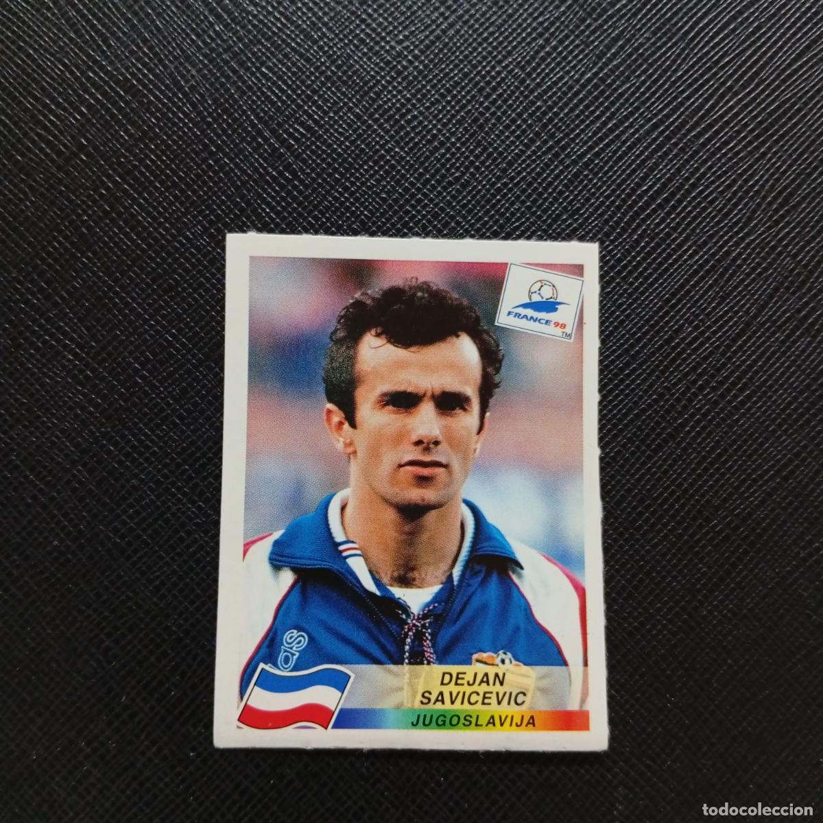 Coleccionismo deportivo: 403 DEJAN SAVICEVIC YUGOSLAVIA PANINI 1998 MUNDIAL CROMO FUTBOL FRANCIA 98 - SIN PEGAR - A12 PG433