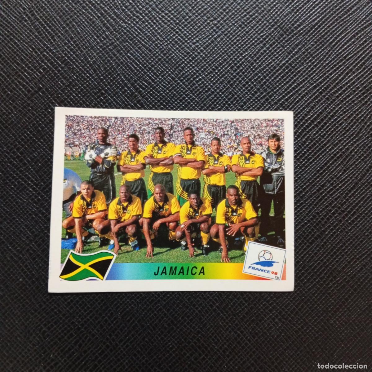 Coleccionismo deportivo: 555 ALINEACION JAMAICA PANINI 1998 MUNDIAL CROMO FUTBOL FRANCIA 98 - SIN PEGAR - A12 PG442