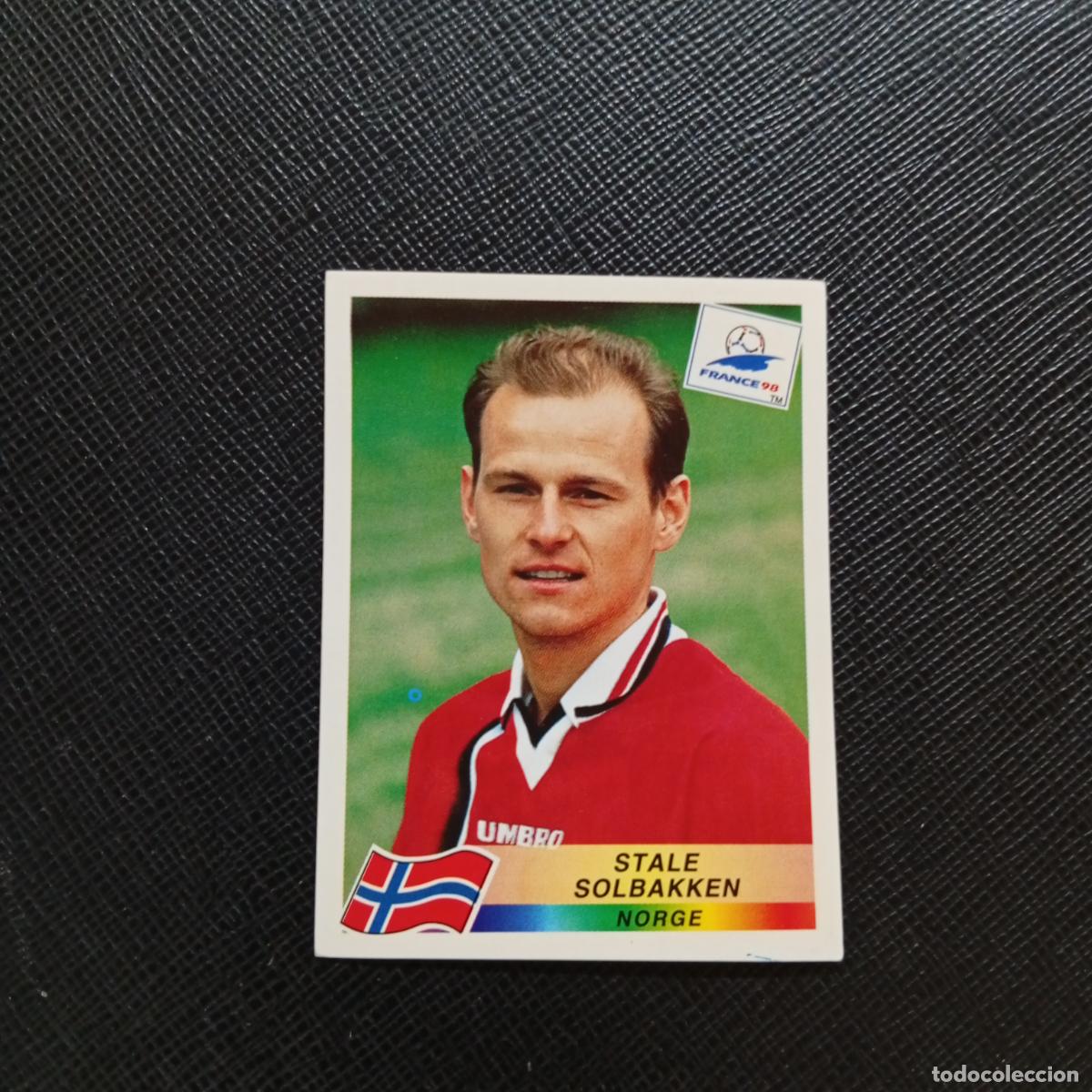 Coleccionismo deportivo: 75 STALE SOLBAKKEN NORUEGA PANINI 1998 MUNDIAL CROMO FUTBOL FRANCIA 98 - SIN PEGAR - A12 PG451