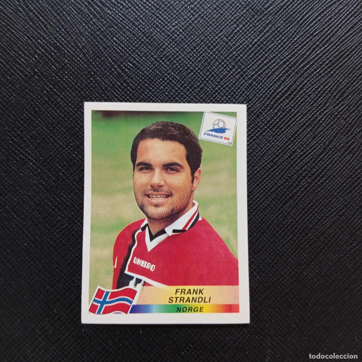 Coleccionismo deportivo: 81 FRANK STRANDLI NORUEGA PANINI 1998 MUNDIAL CROMO FUTBOL FRANCIA 98 - SIN PEGAR - A12 PG460