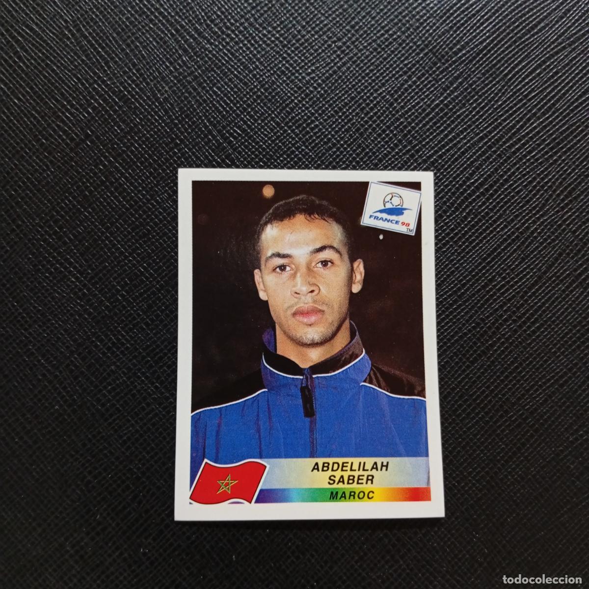 Coleccionismo deportivo: 52 ABDELILAH SABER MARRUECOS PANINI 1998 MUNDIAL CROMO FUTBOL FRANCIA 98 - SIN PEGAR - A12 PG460