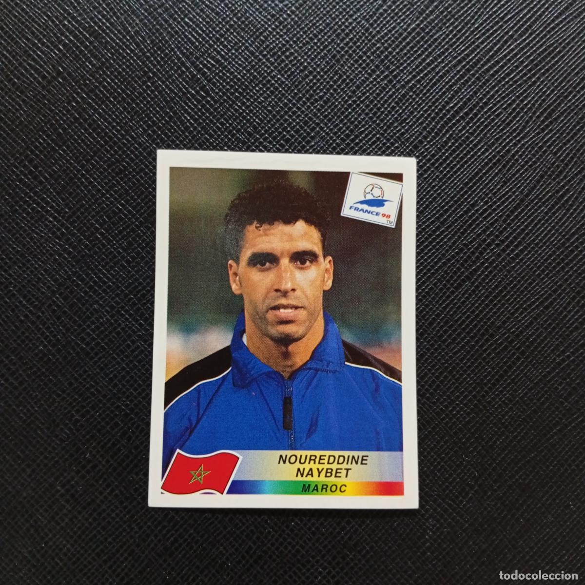 Coleccionismo deportivo: 54 NAYBET MARRUECOS PANINI 1998 MUNDIAL CROMO FUTBOL FRANCIA 98 - SIN PEGAR - A12 PG460