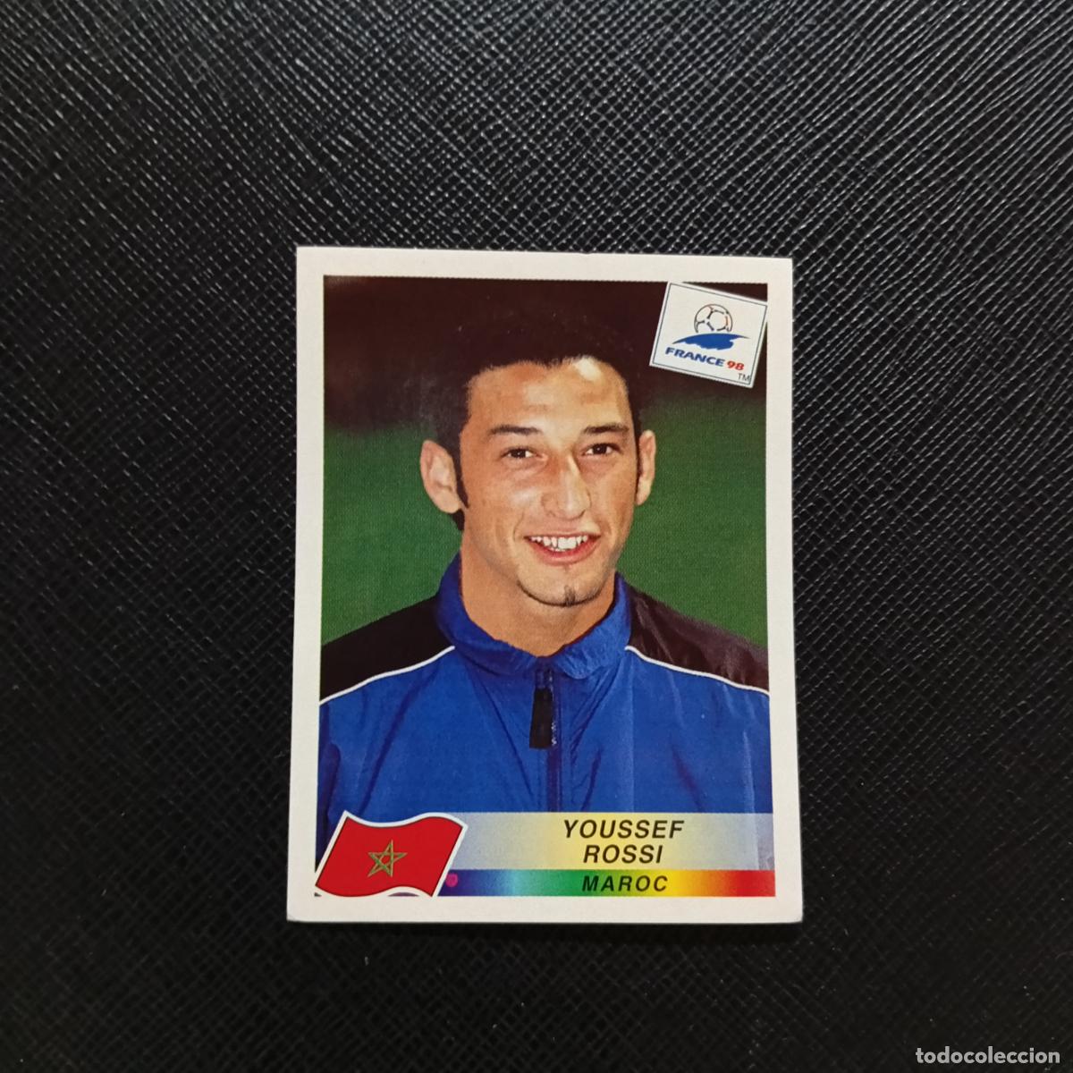 Coleccionismo deportivo: 55 YOUSSEF ROSSI MARRUECOS PANINI 1998 MUNDIAL CROMO FUTBOL FRANCIA 98 - SIN PEGAR - A12 PG460