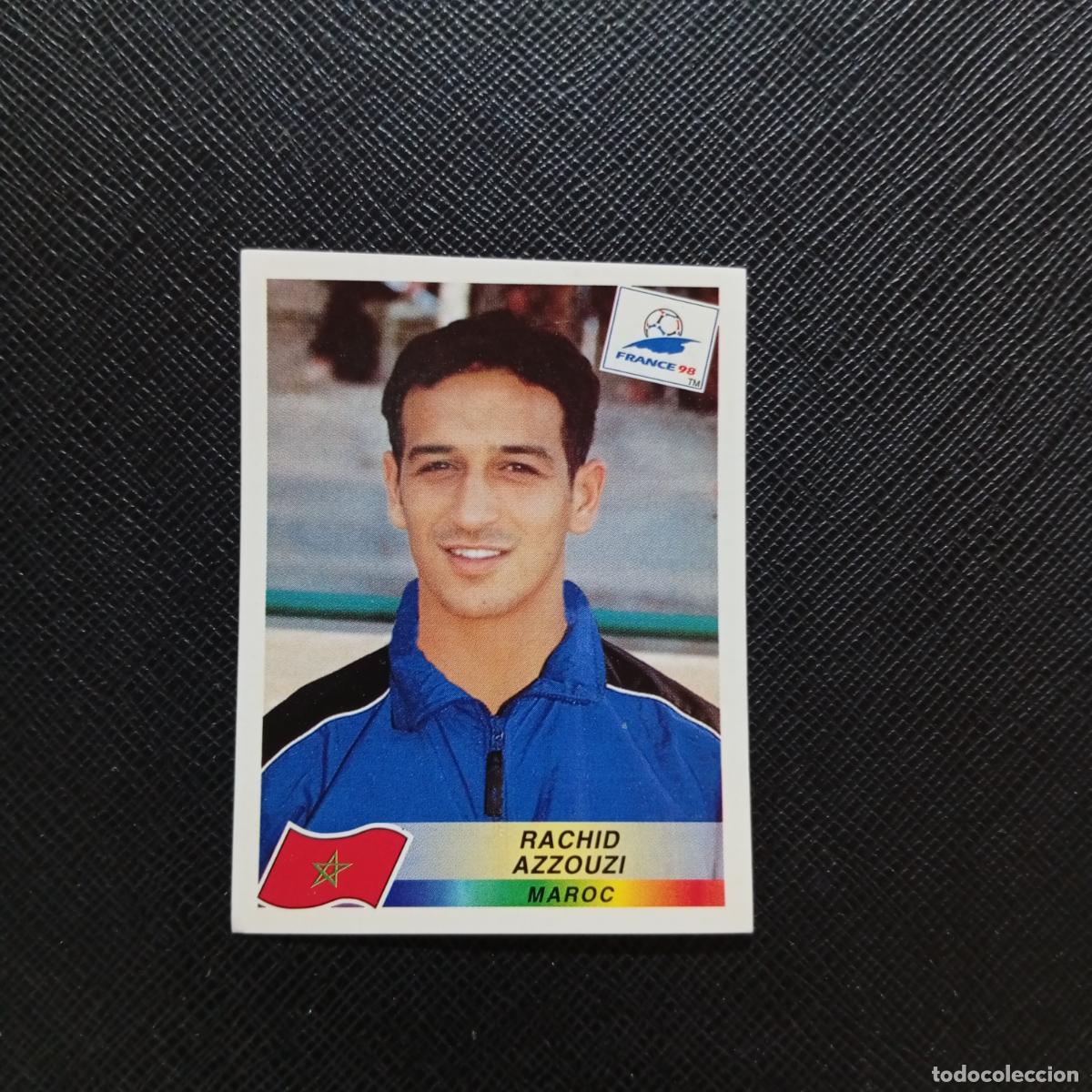 Coleccionismo deportivo: 61 RACHID AZZOIZI MARRUECOS PANINI 1998 MUNDIAL CROMO FUTBOL FRANCIA 98 - SIN PEGAR - A12 PG469
