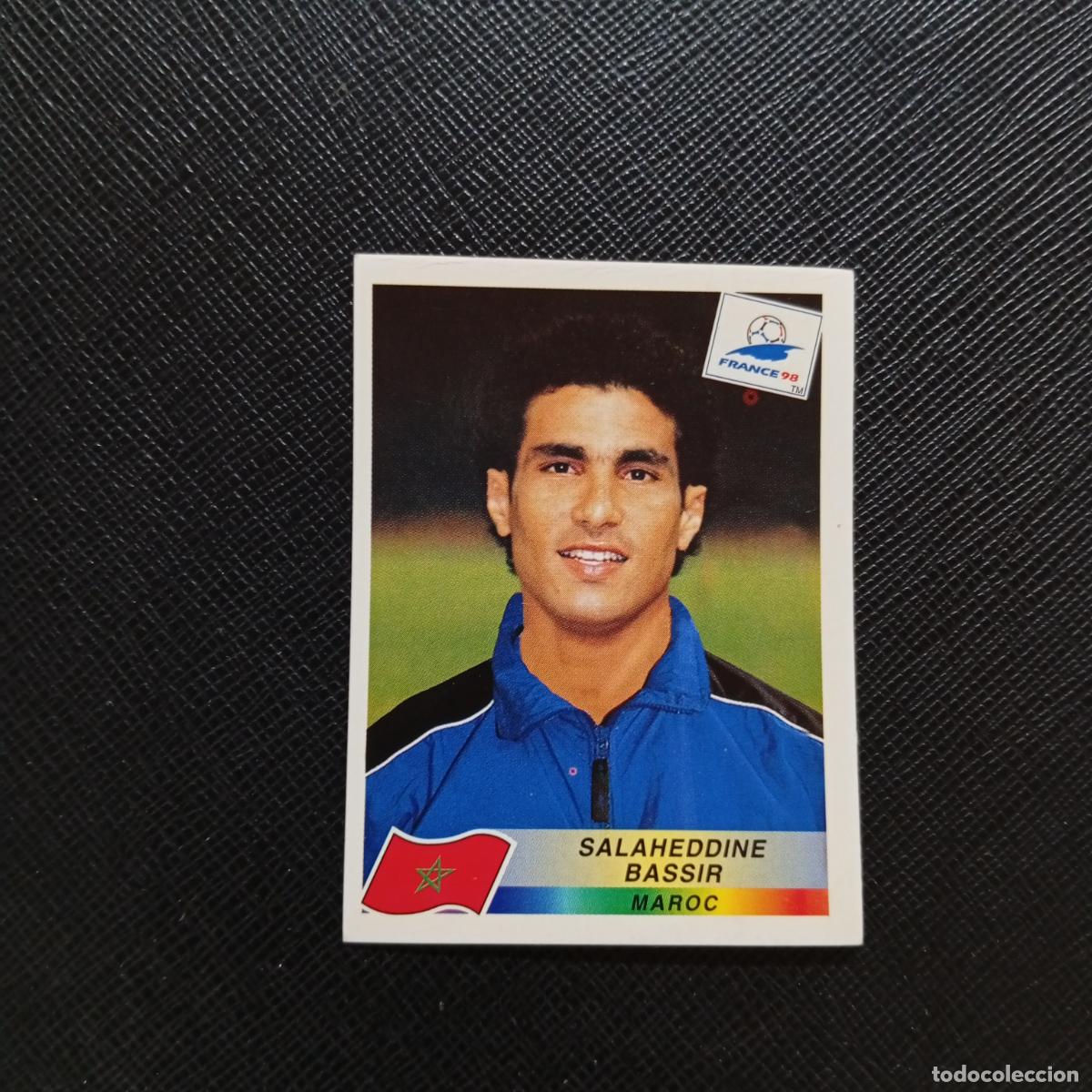 Coleccionismo deportivo: 65 BASSIR MARRUECOS PANINI 1998 MUNDIAL CROMO FUTBOL FRANCIA 98 - SIN PEGAR - A12 PG469