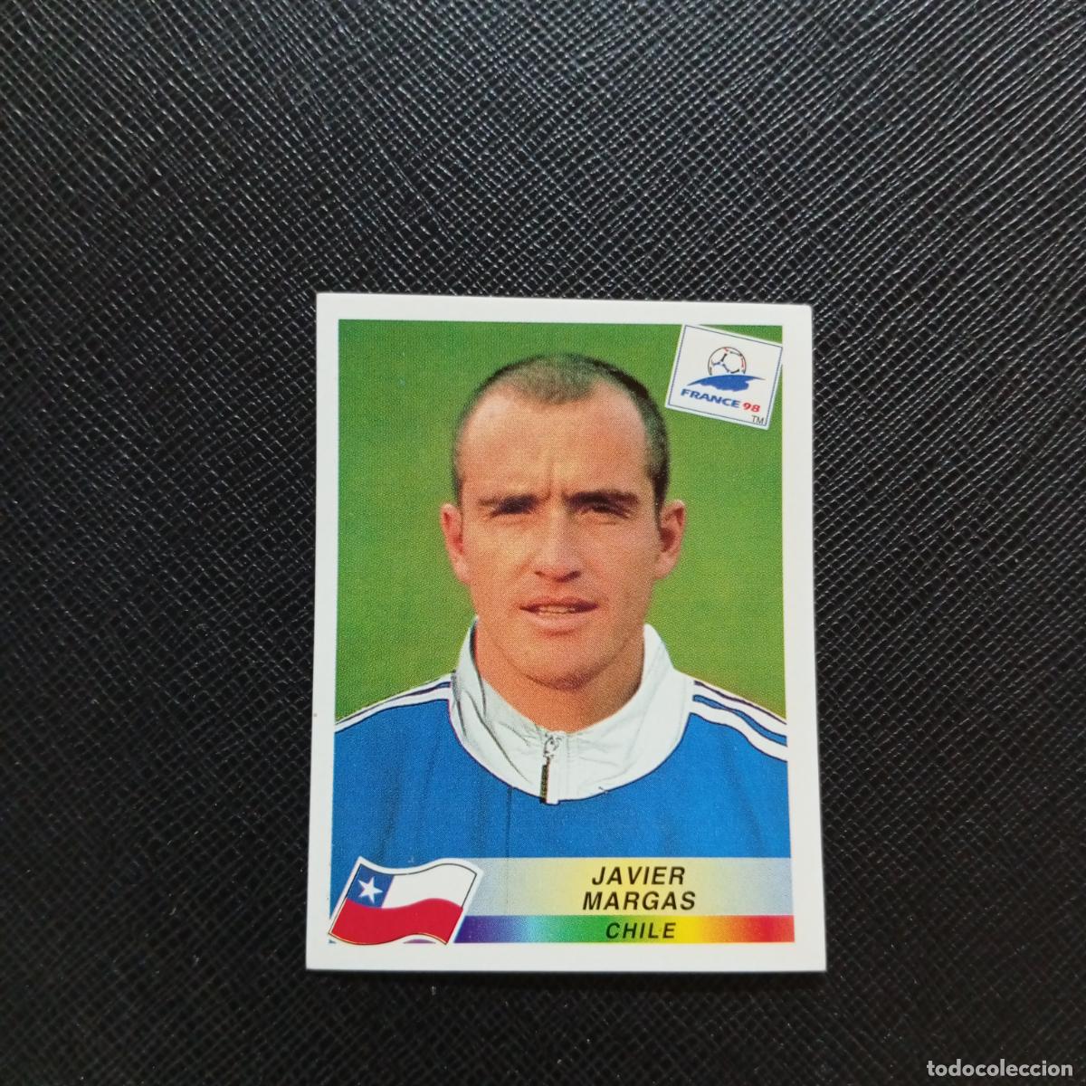 Coleccionismo deportivo: 107 JAVIER MARGAS CHILE PANINI 1998 MUNDIAL CROMO FUTBOL FRANCIA 98 - SIN PEGAR - A12 PG487