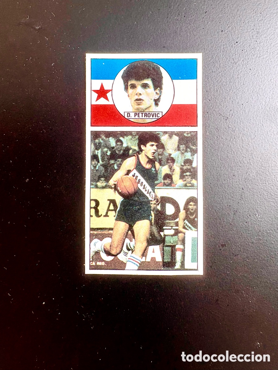 Sammelleidenschaft Sport: CROMO LIGA BALONCESTO 1986 1987 MERCHANTE N&ordm; 141 DRAZEN PETROVIC (YUGOSLAVIA) . El de las fotos