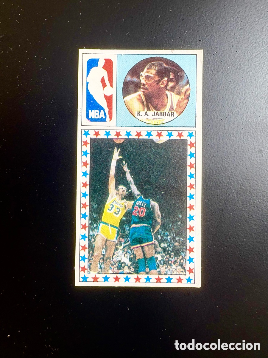Sammelleidenschaft Sport: CROMO LIGA BALONCESTO 1986 1987 MERCHANTE N&ordm; 162 ABDUL JABBAR (LAKERS) NBA - el de las fotos 86 87