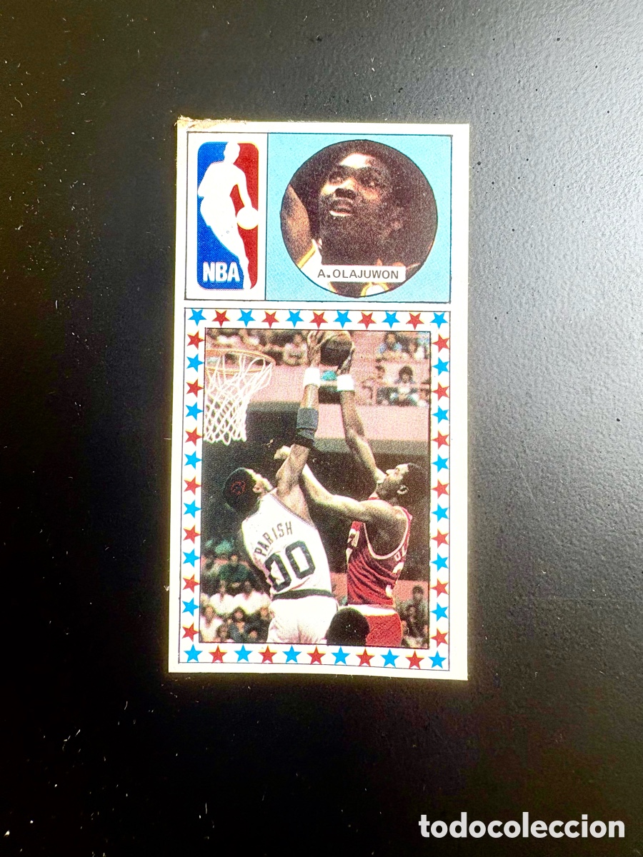 Sammelleidenschaft Sport: 173 OLAJUWON ROCKETS MERCHANTE 1986 1987 CROMO BALONCESTO LIGA - el de las fotos
