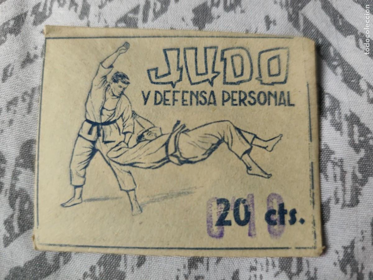 Coleccionismo deportivo: SOBRE CON CROMOS Judo y defensa personal. Exclusivas Triunfo