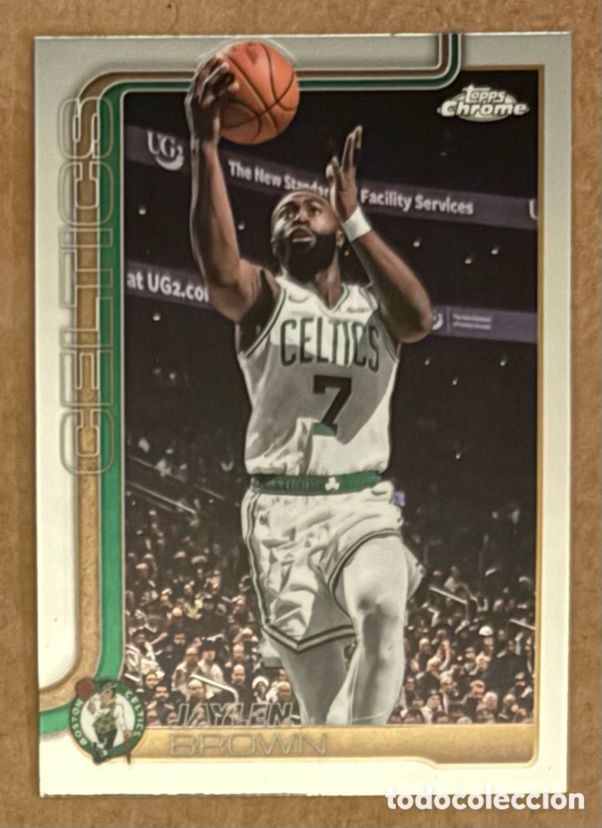 Coleccionismo deportivo: JAYLEN BROWN (BOSTON CELTICS). CARTA TOPPS CHROME 2025 NBA. #51.