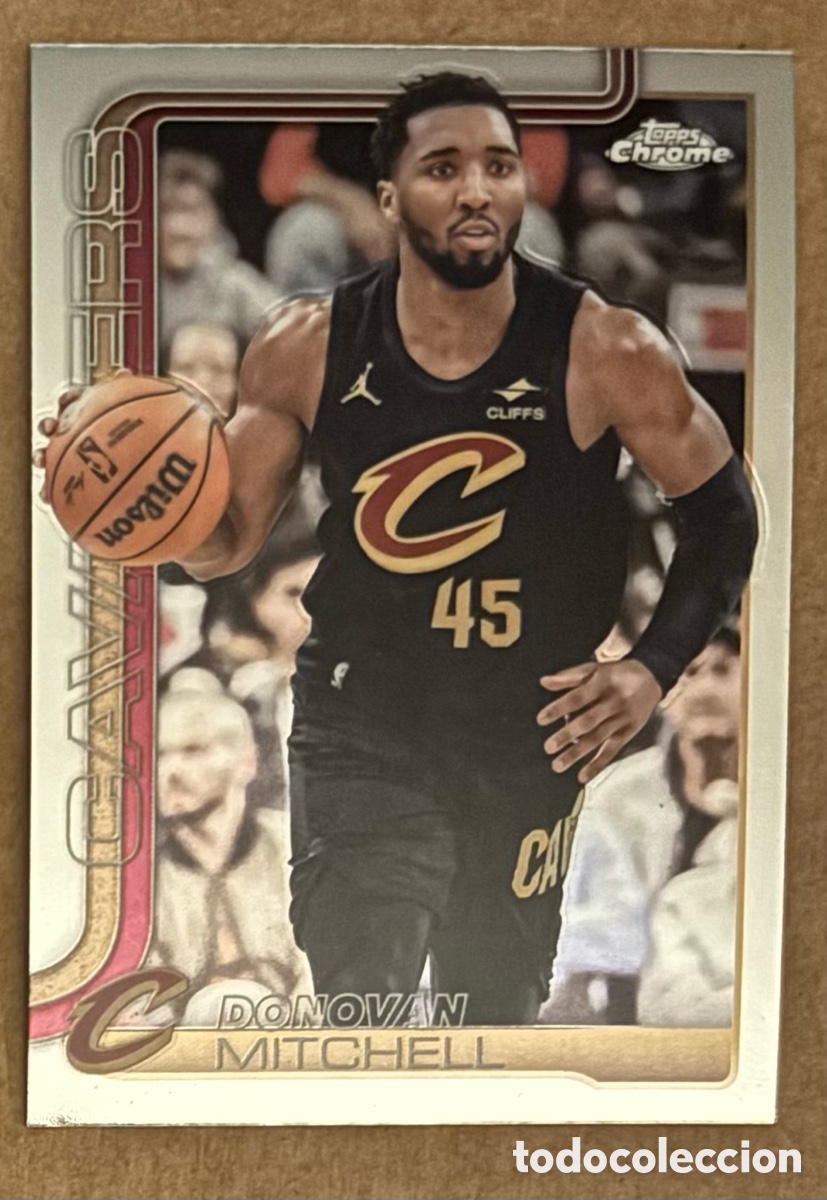 Coleccionismo deportivo: DONOVAN MITCHELL (CLEVELAND CAVALIERS). CARTA TOPPS CHROME 2025 NBA. #69.
