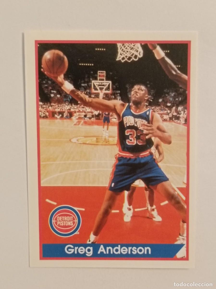 Colecionismo desportivo: #45 GREG ANDERSON (DETROIT PISTONS) NBA 94/95 PANINI