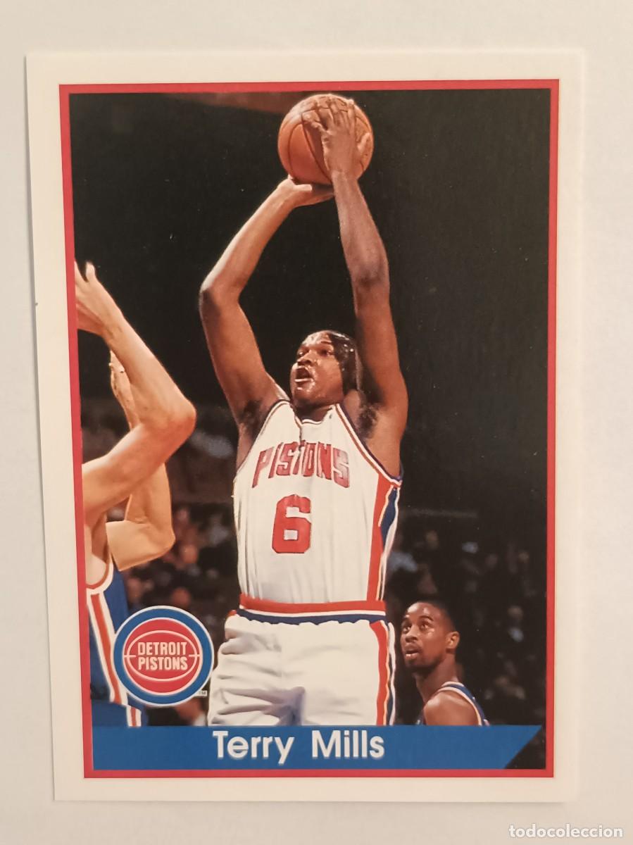 Collectionnisme sportif: #51 TERRY MILLS (DETROIT PISTONS) NBA 94/95 PANINI