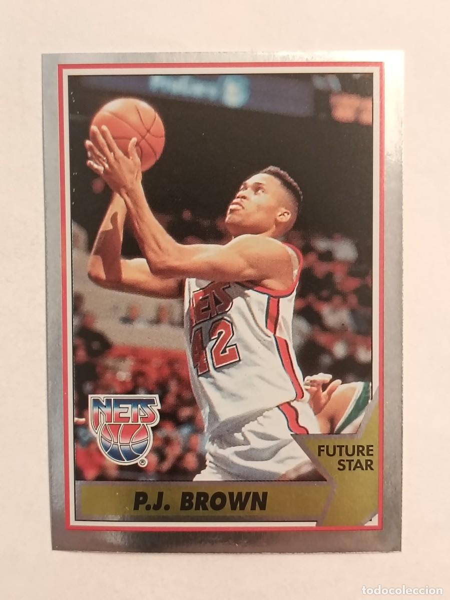 Coleccionismo deportivo: #79 P.J. BROWN (NEW JERSEY NETS) NBA 94/95 PANINI