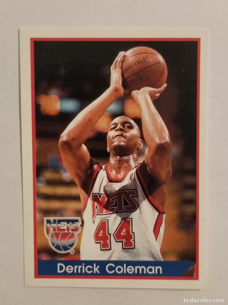 Coleccionismo deportivo: #80 DERRICK COLEMAN (NEW JERSEY NETS) NBA 94/95 PANINI