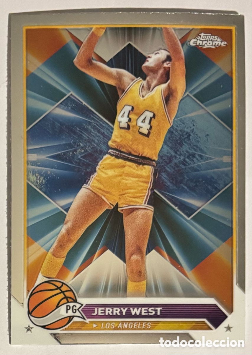 Coleccionismo deportivo: JERRY WEST (LOS ANGELES LAKERS). CARTA TOPPS CHROME NBA 2023-24. #125.