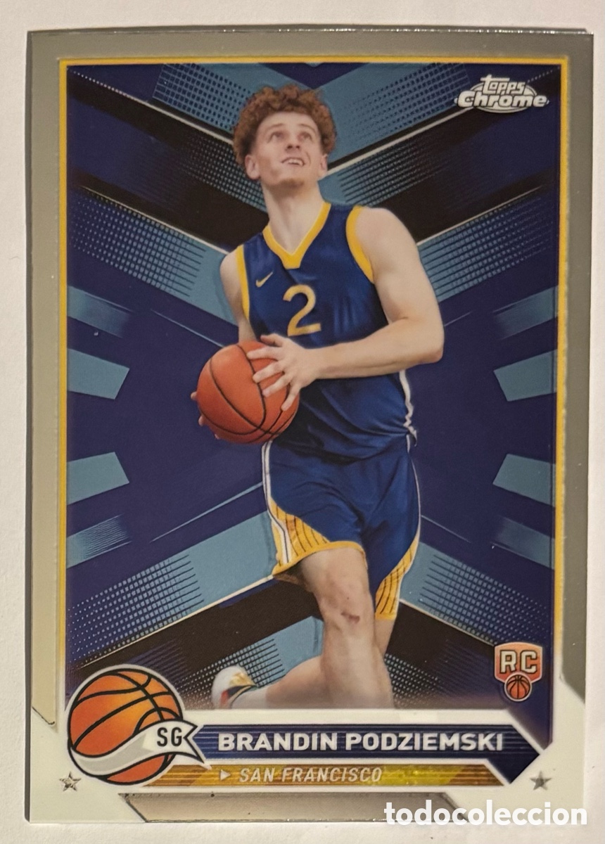 Coleccionismo deportivo: BRANDIN PODZIEMSKI (LOS ANGELES LAKERS). CARTA ROOKIE CARD TOPPS CHROME BASKETBALL 2023-24. #7